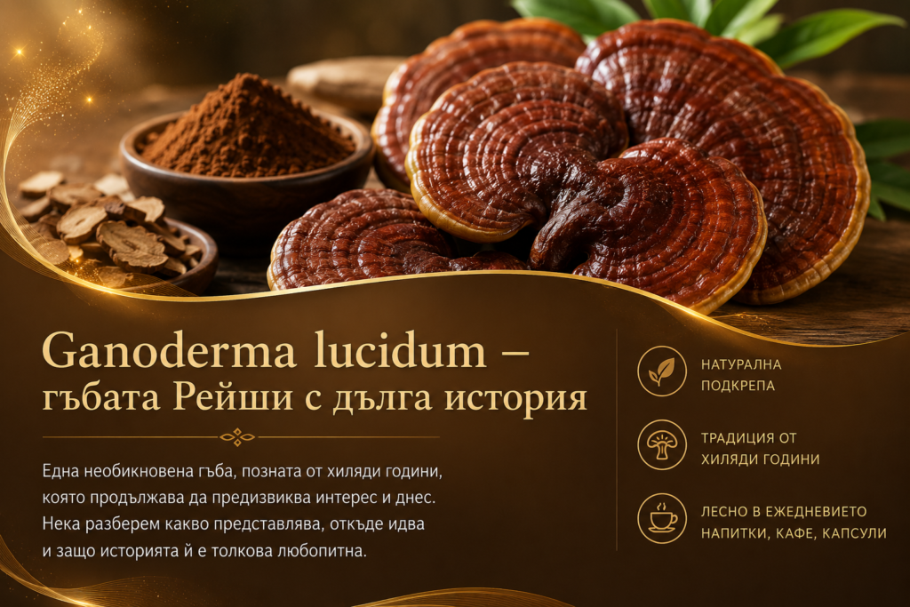 Ganoderma lucidum – гъбата Рейши и нейната история | DXNBG