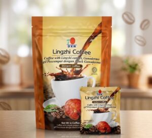 DXN Lingzhi Черно кафе FB122 с Ganoderma lucidum