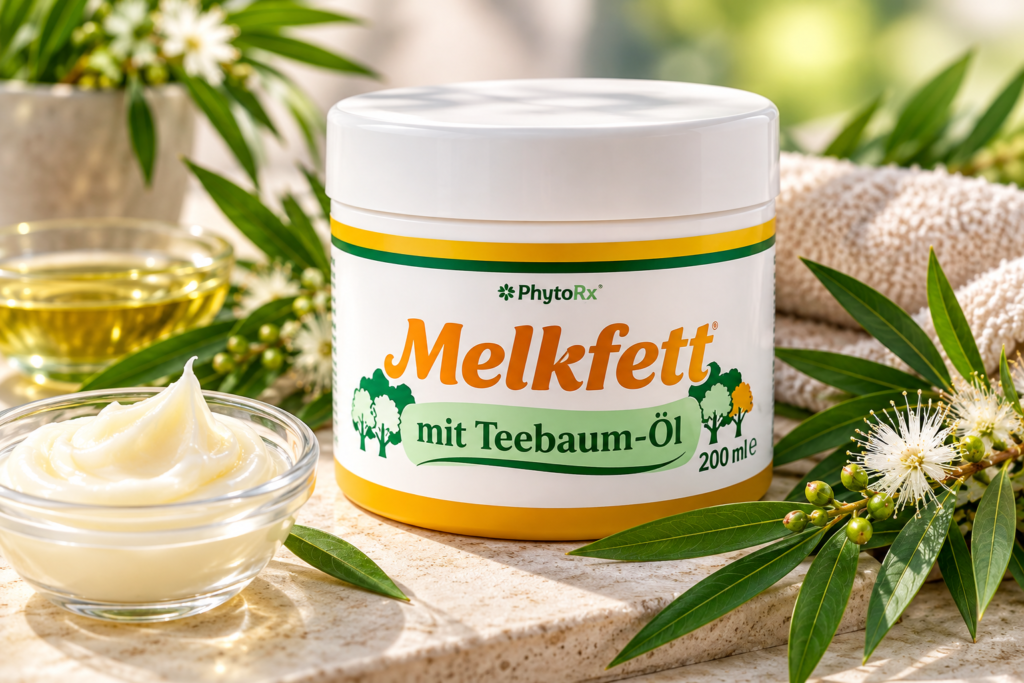 Млечен мехлем Melkfett с чаено дърво 200 мл.