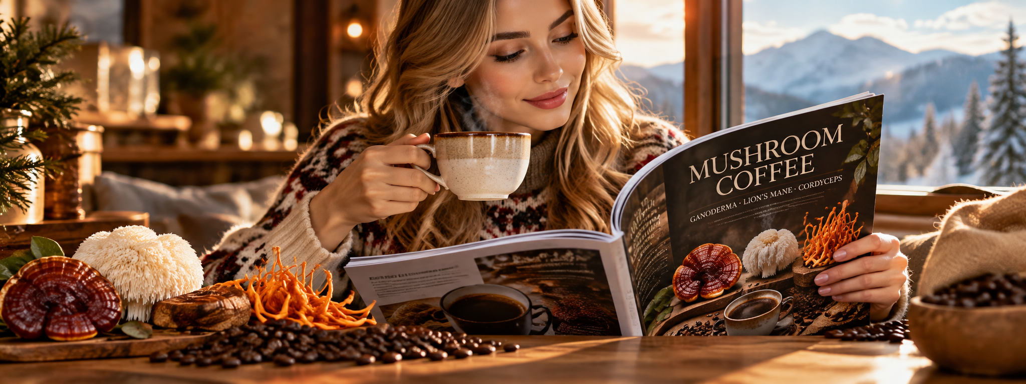DXN кафе с Ganoderma, Lion's Mane и Cordyceps